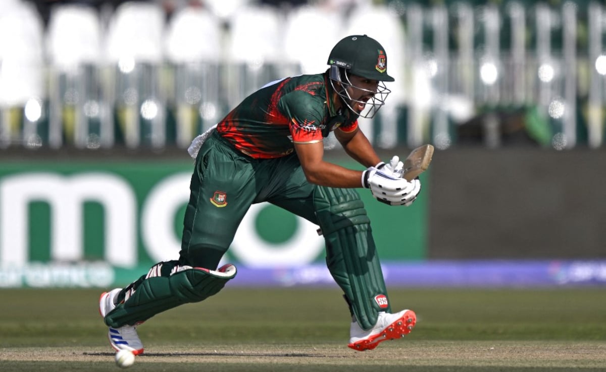 Bangladesh vs New Zealand Live Score Champions Trophy: Bangladesh In Trouble As Najmul Hossain Shanto Departs After Sluggish 77
