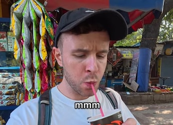 Watch: Scotland Tourist Impressed By Pocket-Friendly Pomegranate Juice In Delhi Watch: Scotland Tourist Impressed By Pocket-Friendly Pomegranate Juice In Delhi