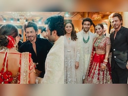 Aadar-Alekha's Wedding: Pictures Of Shah Rukh Khan Attending The Wedding Go Viral