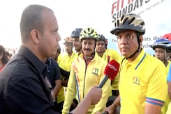 Minister Joins 'Fit India Sundays On Cycle' Event Minister Joins 'Fit India Sundays On Cycle' Event
