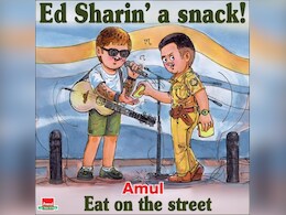 Amul's Fun Take On Ed Sheeran's Unplugged Bengaluru Moment