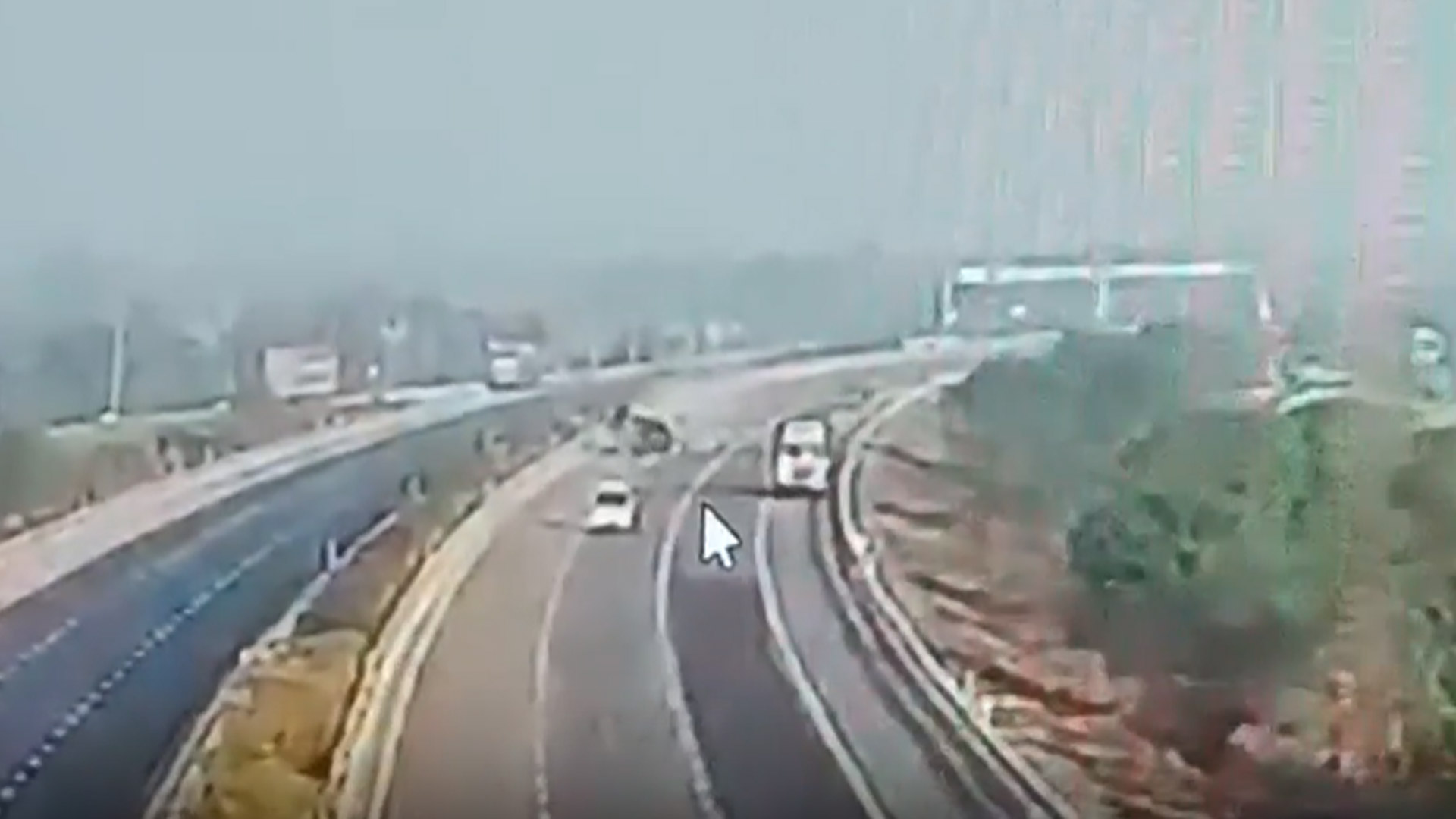 Video: Scorpio Flips 6 Times After Hitting Divider In UP, Children Inside