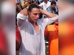 Maha Kumbh 2025: Akshay Kumar Takes A Holy Dip. Watch