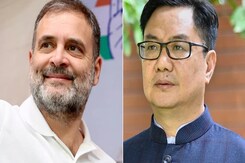 "Prove What You Said ": Kiren Rijiju Challenges Rahul Gandhi Over Parliament Claims "Prove What You Said ": Kiren Rijiju Challenges Rahul Gandhi Over Parliament Claims