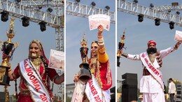 जैसलमेर मरु महोत्सव के तीन विनर, जानें धीरज-भावना और कोमल ने जीता कौन सा खिताब