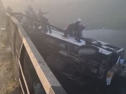Many Feared Dead As Bus Falls Into Drain After Colliding With Truck In Punjab Many Feared Dead As Bus Falls Into Drain After Colliding With Truck In Punjab