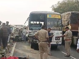 Rajasthan: चीख पुकार से गूंज उठा अहमदाबाद हाईवे, बस और बोलेरो की टक्कर में दो बच्चों समेत 5 की मौत Rajasthan: चीख पुकार से गूंज उठा अहमदाबाद हाईवे, बस और बोलेरो की टक्कर में दो बच्चों समेत 5 की मौत