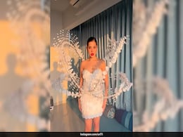 Uorfi Javed Looks Pretty Perfect In A Pristine White Mini Dress With Rotating Circular Extensions Uorfi Javed Looks Pretty Perfect In A Pristine White Mini Dress With Rotating Circular Extensions