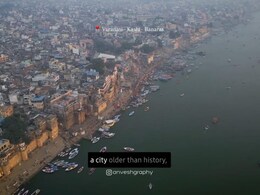 Viral: Photographer Shares Beautiful Aerial Day And Night Shots Of Varanasi, Wows Internet Viral: Photographer Shares Beautiful Aerial Day And Night Shots Of Varanasi, Wows Internet