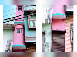 सिर्फ 3 फीट चौड़ी जमीन पर तान दिया तीन मंजिला मकान, वीडियो देख लोग बोले- किसने बनाया ये मुजस्समा