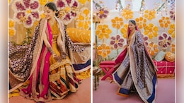Mawra Hocane In A Traditional Mustard <i>Gharara</i> Looks Ethereal For Her <i>Mehendi</i> Festivities