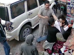 On Camera, UP Minister's Relative, Flower Vendors Exchange Blows