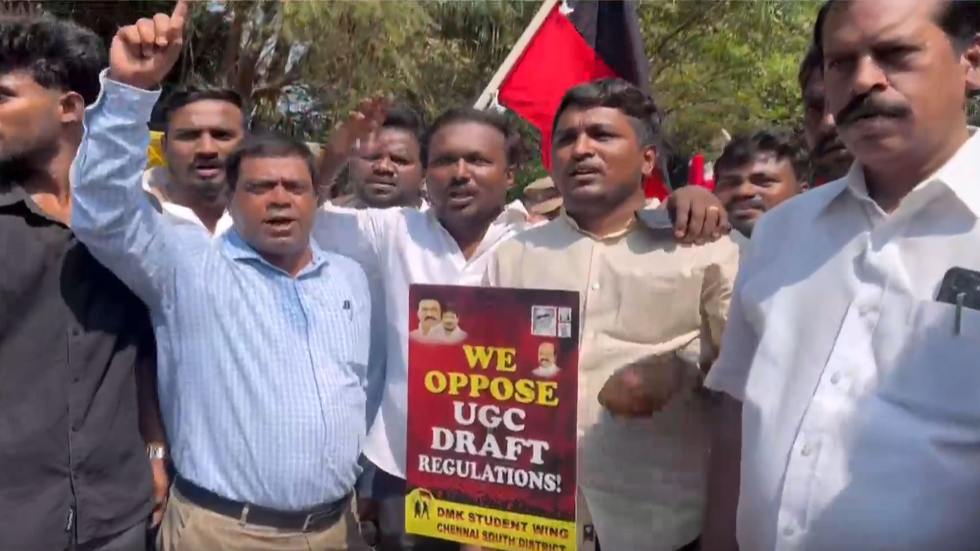 DMK Student Wing Protesta Across TN Against  'Hindi Imposition' Amid 3-Language Row"