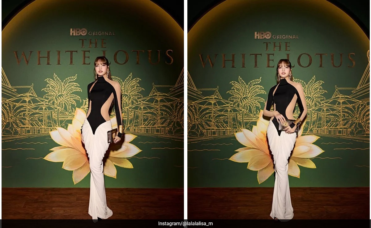 BLACKPINK's Lisa Rocks A Sculptural Dress For The White Lotus Premiere In Bangkok
