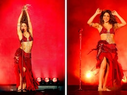 Shakira Looks Like A Million Bucks In A Fiery Red Anamika Khanna Co-Ord Set