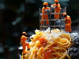 Watch: Viral AI Video Shows Tiny Construction Workers Building Food, Gets 18 Million Views