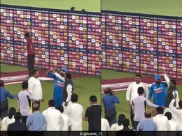 Watch: Rohit's 'Political Gesture' Act With Odisha Chief Minister Is Viral