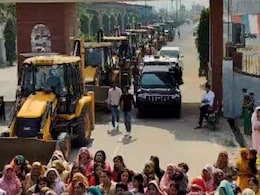 Video: Move Over Helicopters, UP Family Uses Dozen Bulldozers For Bride's <i>'Bidaai'</i>