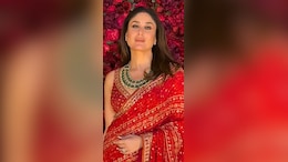Kareena Kapoor Stuns In A Red Ritu Kumar <i>Saree</i> Worth 1.5 Lakhs At Aadar Jain And Alekha Advani's Wedding