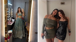 Rasha Thadani Stuns In Blue <i>Lehenga</i> And A Black Bodycon In Her Latest Photo Dump