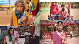 Chhattisgarh Panchayat Chunav: मतदान की कई यादगार तस्वीरें आईं सामने, 105 साल की वृद्धा ने भी डाला वोट
