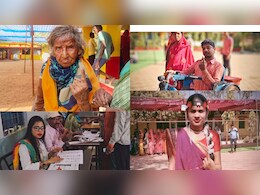 Chhattisgarh Panchayat Chunav: मतदान की कई यादगार तस्वीरें आईं सामने, 105 साल की वृद्धा ने भी डाला वोट