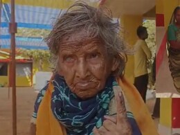 3rd phase Panchayat Election : 'मैंने निभाया अपना फर्ज, अब आपकी बारी', 105 साल की पुरातन बाई ने की वोटिंग 3rd phase Panchayat Election : 'मैंने निभाया अपना फर्ज, अब आपकी बारी', 105 साल की पुरातन बाई ने की वोटिंग