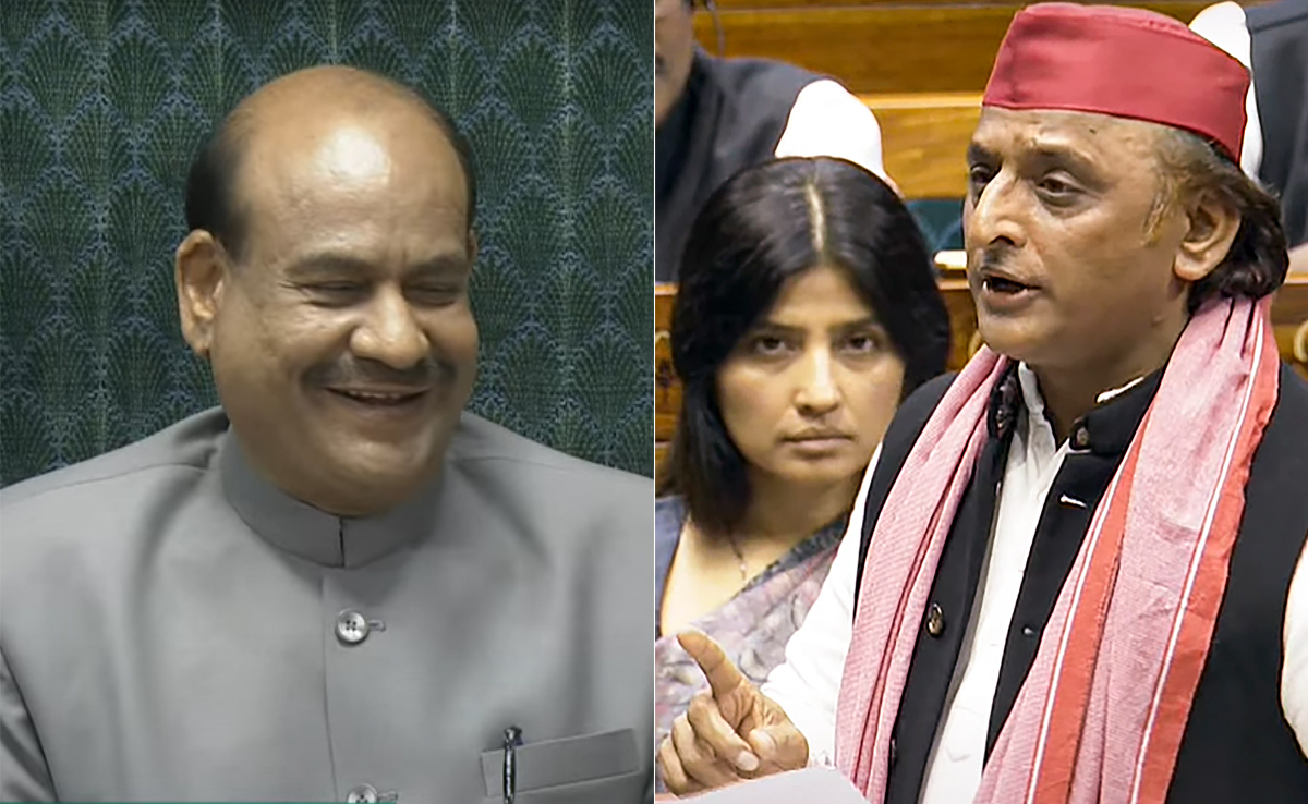 "<i>Gyan De Rahe Ho?</i>" Speaker's Banter With Akhilesh Yadav In Lok Sabha