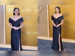 Selena Gomez Is A Picture Of Elegance In A Midnight Blue Celine Gown