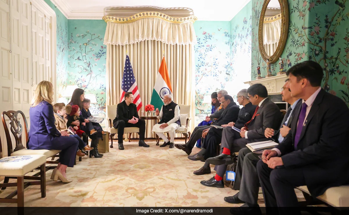 “Discussed Space, Innovation”: PM Modi On “Very Good” Meeting With Elon Musk “Discussed Space, Innovation”: PM Modi On “Very Good” Meeting With Elon Musk
