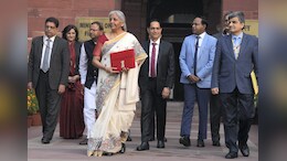 Union Budget 2025 : अर्थमंत्री निर्मला सीतारमण यांनी नेसली मधुबनी आर्टची साडी,&nbsp;पद्मश्री दुलारी देवींकडून मिळालीये भेट