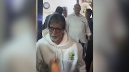 Amitabh Bachchan And Abhishek Bachchan Celebrated Team India's Win Against England With An Outdoor Dinner