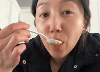 Watch: Woman Eats 2-Year-Old Curry Cooked By Late Husband, Video Goes Viral Watch: Woman Eats 2-Year-Old Curry Cooked By Late Husband, Video Goes Viral