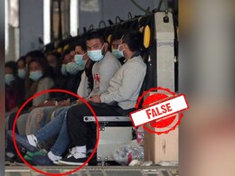 Viral Pic Shows Handcuffed Migrants Being Deported To Guatemala, Not India Viral Pic Shows Handcuffed Migrants Being Deported To Guatemala, Not India