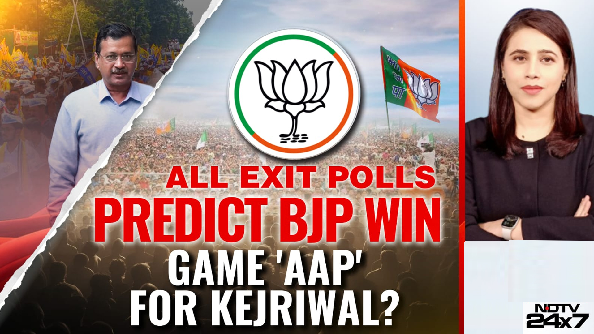 All Exit Polls Predict BJP Win: Game 'AAP' For Kejriwal