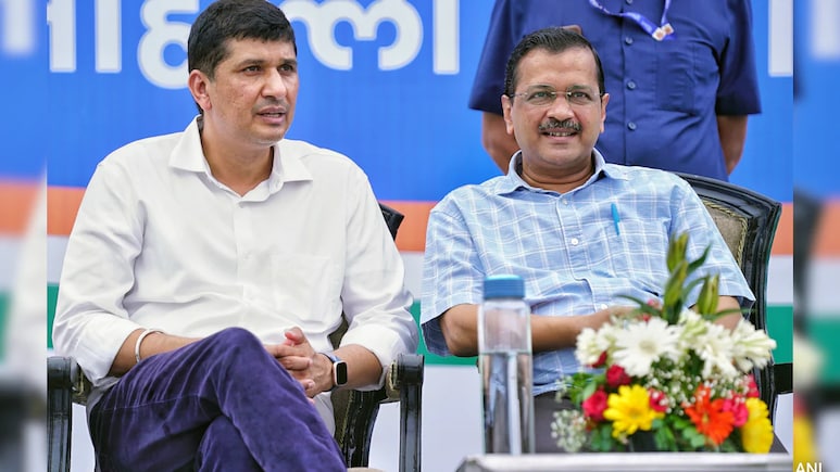 Arvind Kejriwal Hits Out At Centre After Raids On AAP's Saurabh Bharadwaj