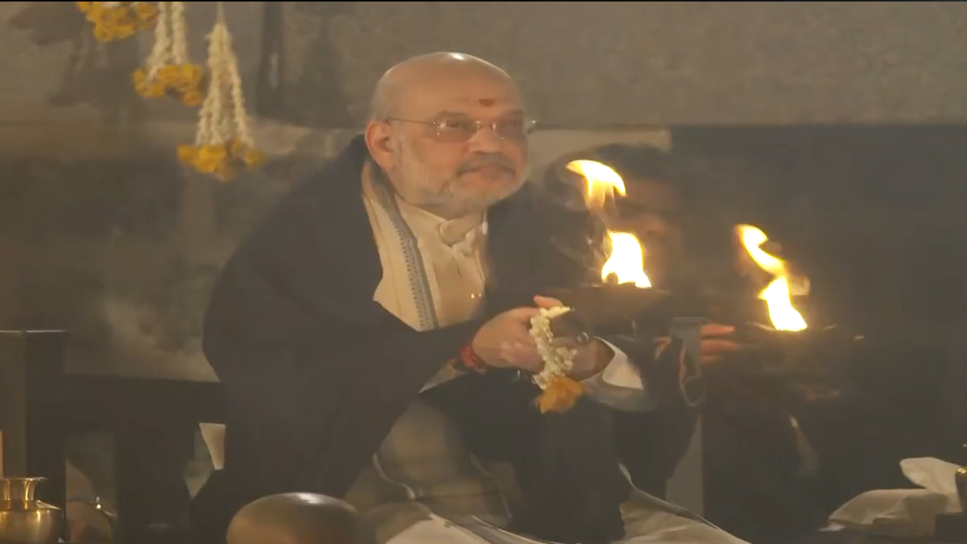 Amit Shah Attends Maha Shivratri Celebrations At Isha Centre In Tamil Nadu