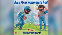 "Butterfingers" - Amul Makes A Topical For Rohit Sharma's Dropped Catch