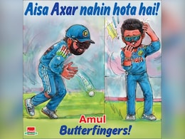 "Butterfingers" - Amul Makes A Topical For Rohit Sharma's Dropped Catch
