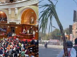 UP Budget Session Live: विधानसभा में आज भी हंगामे के आसार, गन्ना लेकर पहुंचे सपा विधायक UP Budget Session Live: विधानसभा में आज भी हंगामे के आसार, गन्ना लेकर पहुंचे सपा विधायक