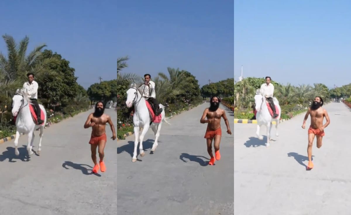 ट्रेंडिंग वीडियो: देखें कि क्या हुआ जब बाबा रामदेव एक घोड़े के साथ भाग गए !!!