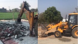 जयपुर में JDA की बड़ी कार्रवाई, 30 बीघा भूमि रातों रात बनी दो अवैध कॉलोनी की गई ध्वस्त