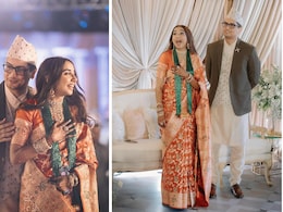 Prajakta Koli And Vrishank Khanal Dons Traditional <i>Nepali</i> Outfits For Their Reception Party Prajakta Koli And Vrishank Khanal Dons Traditional <i>Nepali</i> Outfits For Their Reception Party
