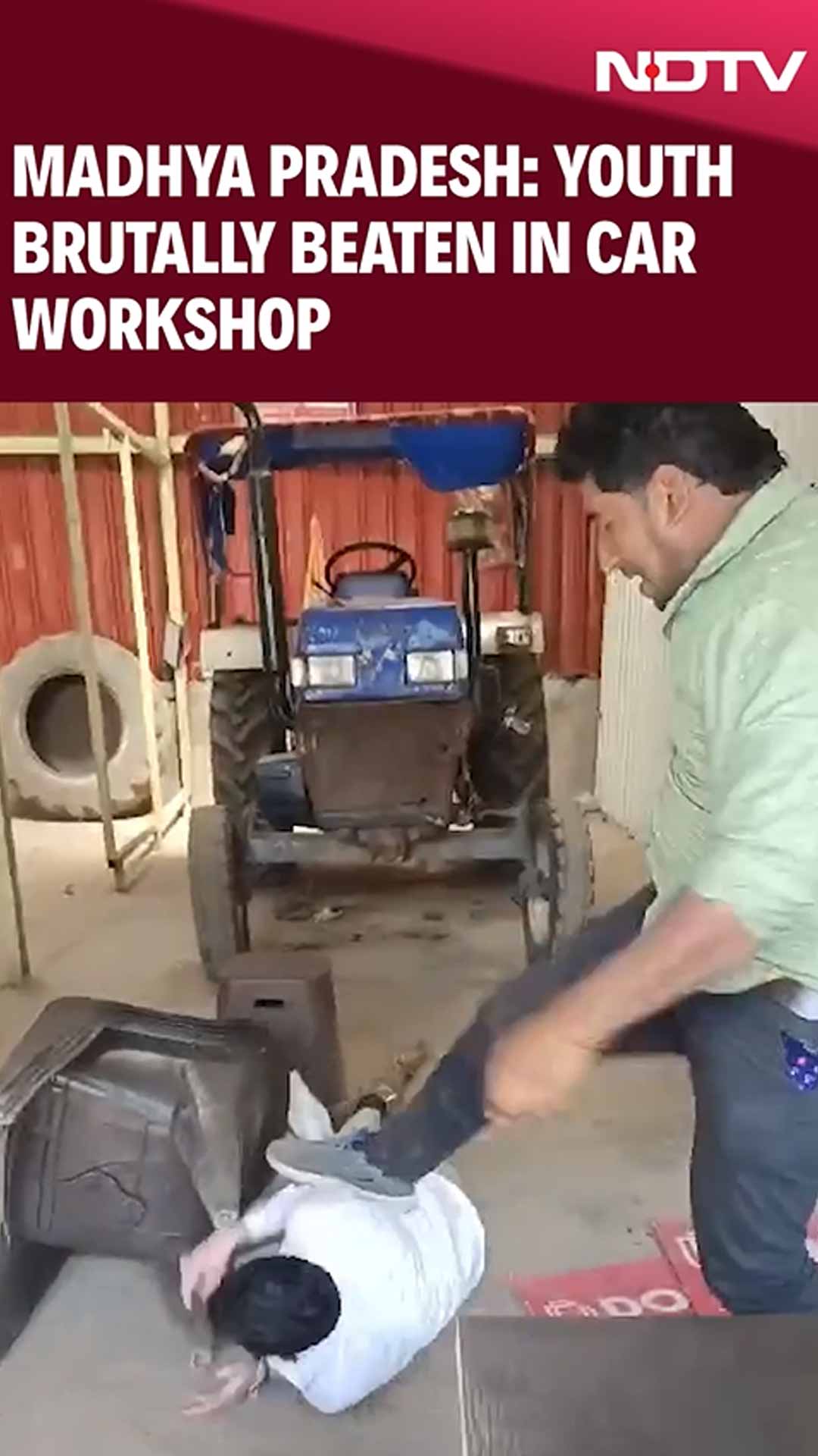 Madhya Pradesh: Youth Brutally Beaten In Car Workshop, Video Goes Viral