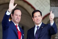 US Secretary Of State Meets Panama Leader Over Trump's Demand For Canal US Secretary Of State Meets Panama Leader Over Trump's Demand For Canal