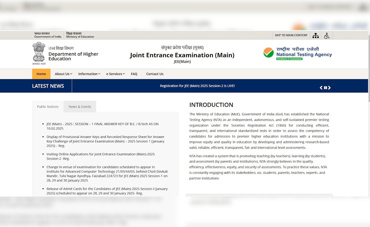 Latest and Breaking News on NDTV Latest and Breaking News on NDTV