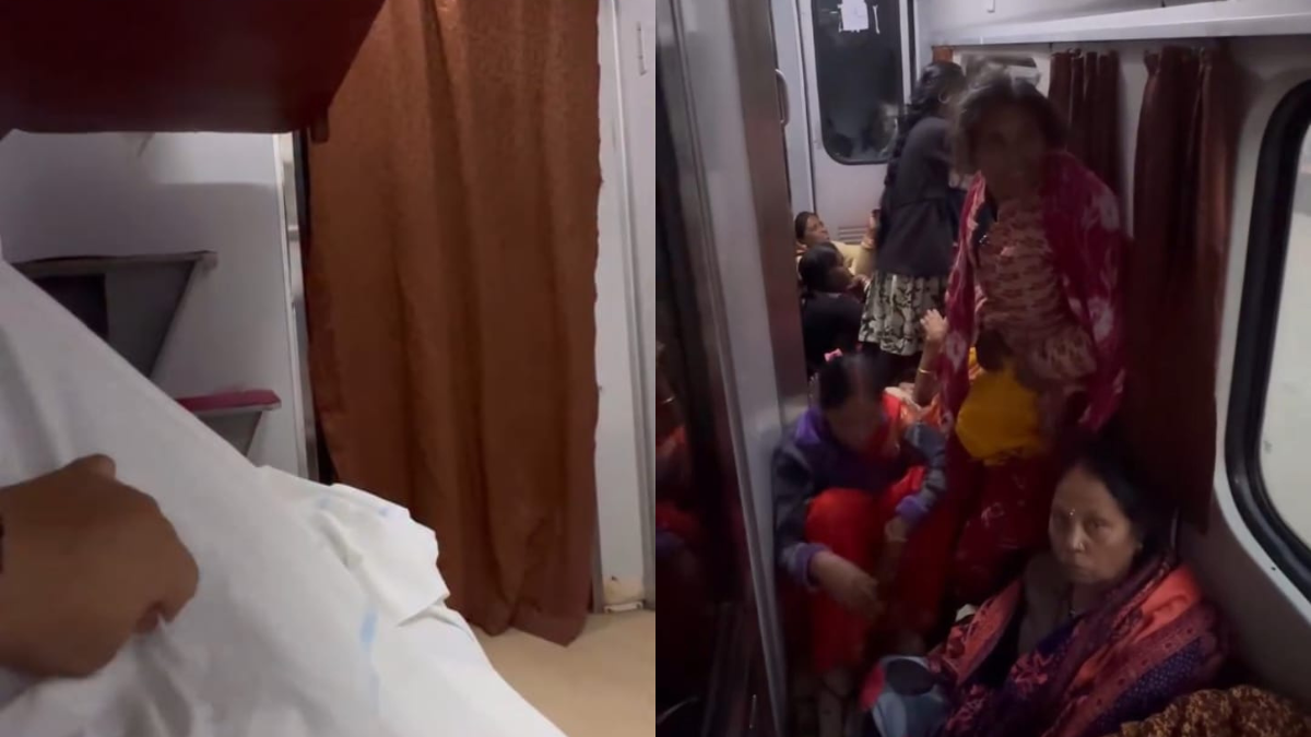 Man's "First-Class" Maha Kumbh Train Experience Goes Viral, Raises Safety Concerns