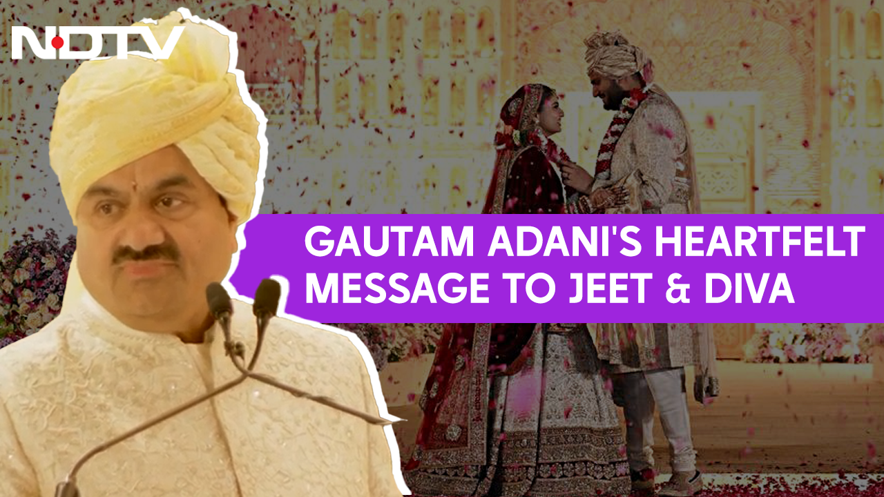Jeet Adani Wedding | "Beginning Of Initiative": Gautam Adani's Message To Jeet-Diva