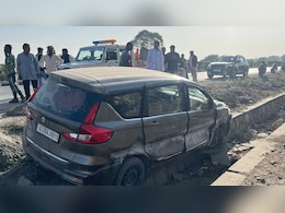 बूंदी की खदान से उछलकर 4 KG वजनी पत्थर हाईवे से जाती कार पर गिरा, कुंभ यात्री की मौत बूंदी की खदान से उछलकर 4 KG वजनी पत्थर हाईवे से जाती कार पर गिरा, कुंभ यात्री की मौत