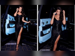 Nora Fatehi Is On Her Best "Birthday Behaviour" In A Shimmery Black Gown